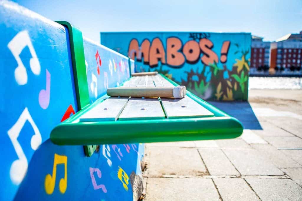 The Xylophone ‘Beat Seats’ At Hanover Quay Are The Best Seats In Town