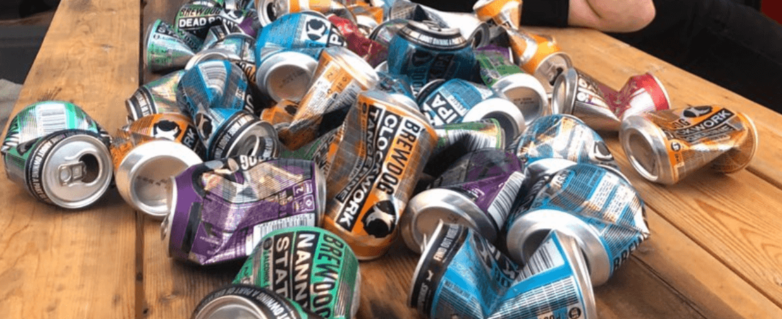 BrewDog is exchanging used cans for shares in the company