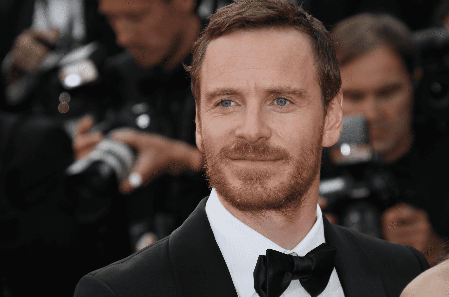 Michael Fassbender dropped into the Gaiety School of Acting to say hello yesterday
