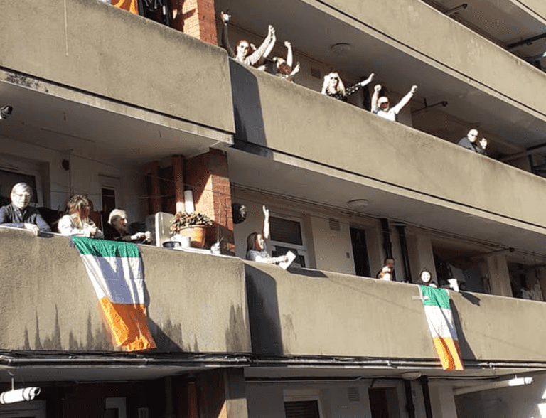 Dubliners raise over €4k with their bank holiday balcony bingo