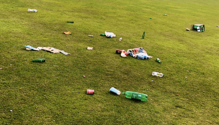 Fingal County Council shares image of litter left in one of its parks