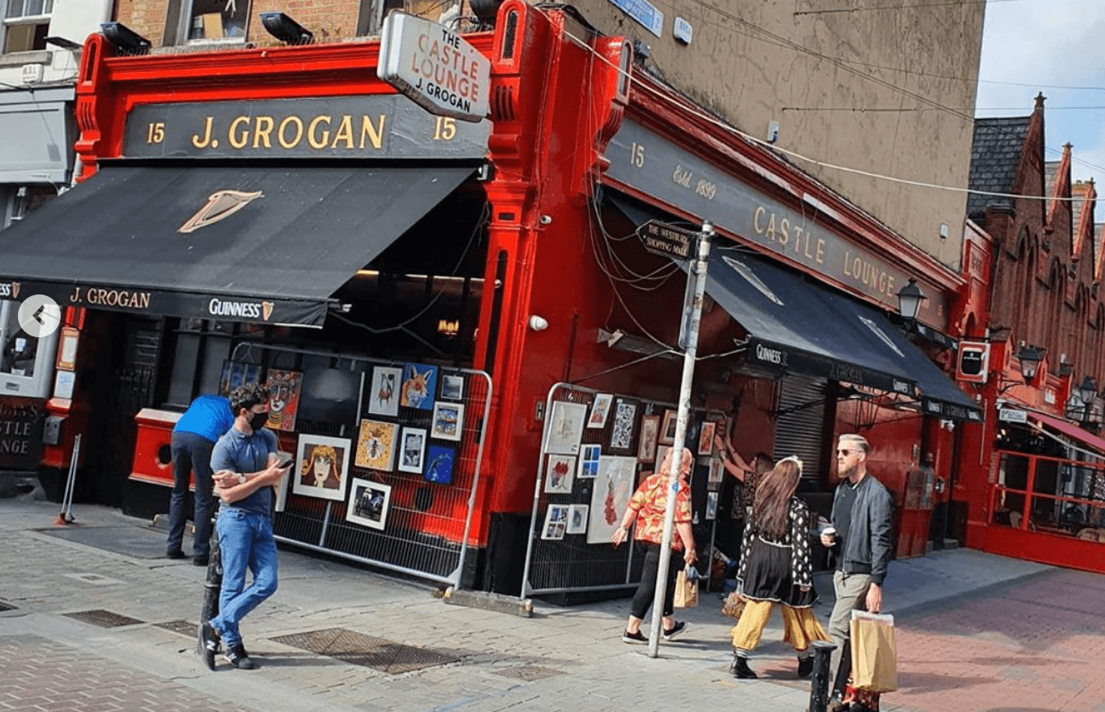 Grogans is holding an art exhibition to support local artists today