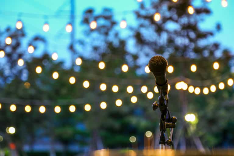 Calls for “creative ways to lift mood” including live music and poetry readings in parks