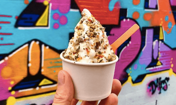 This ice cream creation from a Dublin food truck is giving us the autumnal vibes we need