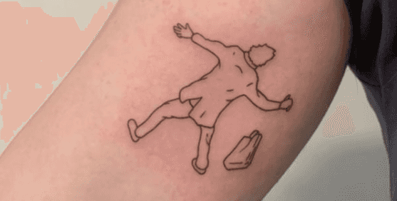 The memory of the guy who slipped on the ice has just become even more permanent