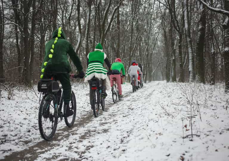 Check out this Enchanted Cycle happening in Millennium Park!