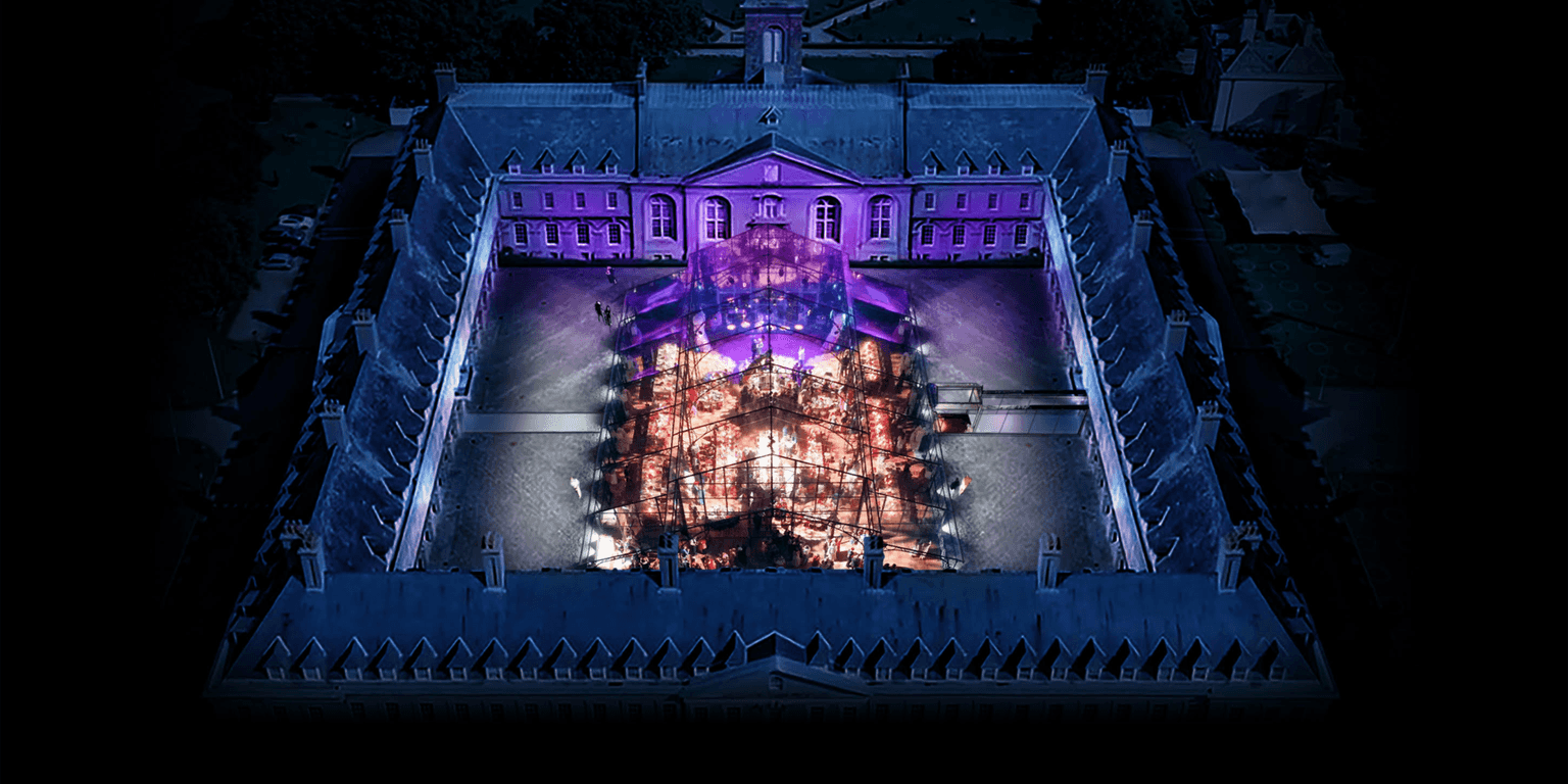 A magical glass pavilion has opened at Royal Hospital Kilmainham for Christmas