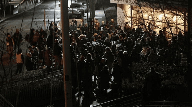 Ashtown holds anti-racism protest following attack on migrant camp