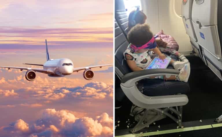 Twitter divided as man slams airline for not cleaning up after his toddler