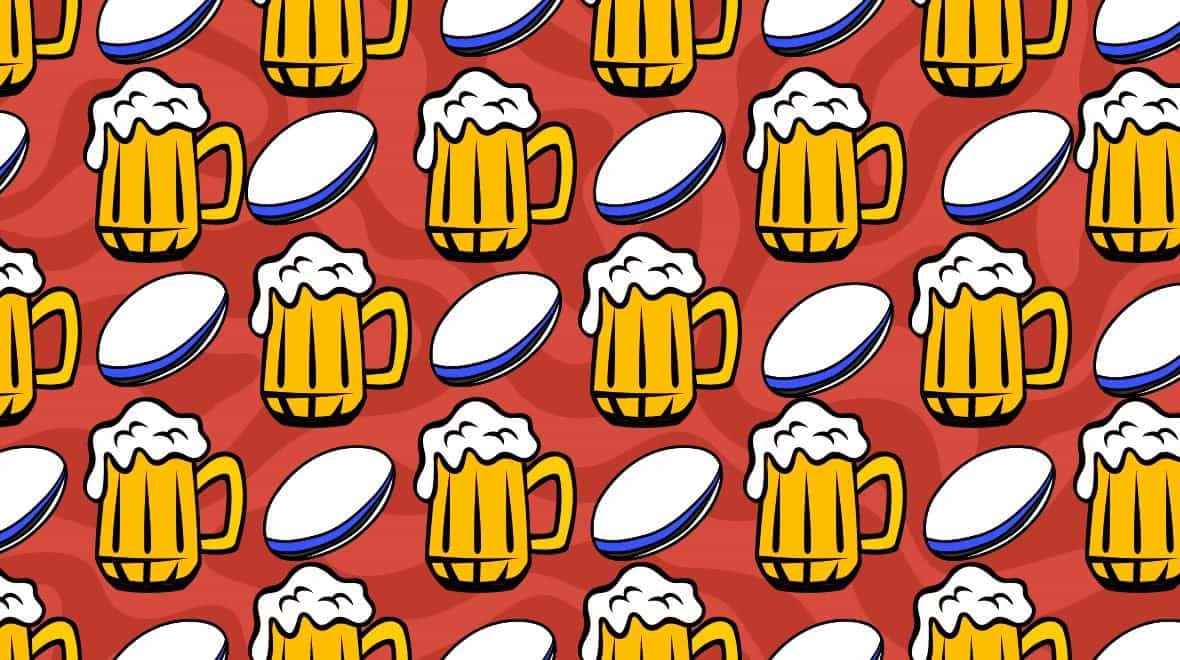 Northside bar offering free pints to Leinster Fans with a BT bag in tow