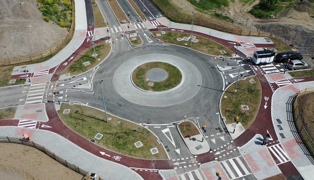 Ireland’s first cycle-friendly roundabout unveiled in Dublin 15