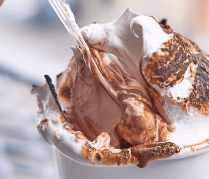 These hot chocolate marshmallow bombs are back at this Dublin ice cream lab!