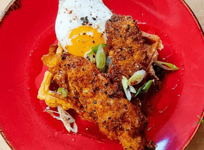 Get chicken and waffles for brunch from this Smithfield spot over the weekend!