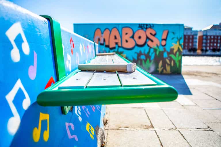 The Xylophone ‘Beat Seats’ At Hanover Quay Are The Best Seats In Town The Xylophone ‘Beat Seats’ At Hanover Quay Are The Best Seats In Town