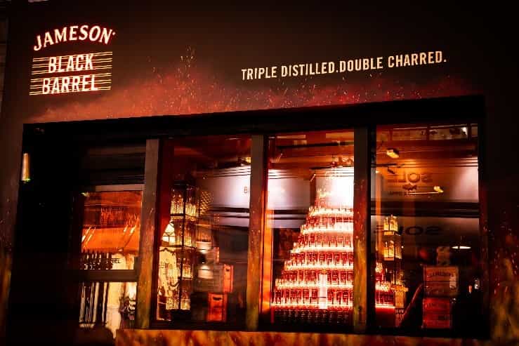 You can do a free whiskey tasting at the Jameson Black Barrel Pop-Up in town You can do a free whiskey tasting at the Jameson Black Barrel Pop-Up in town