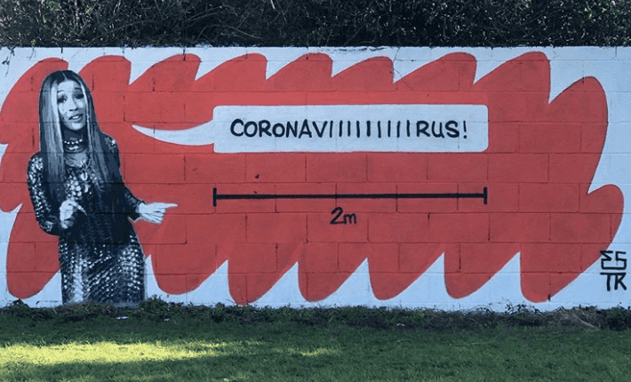 Cardi B is a huge fan of her new Dublin mural Cardi B is a huge fan of her new Dublin mural