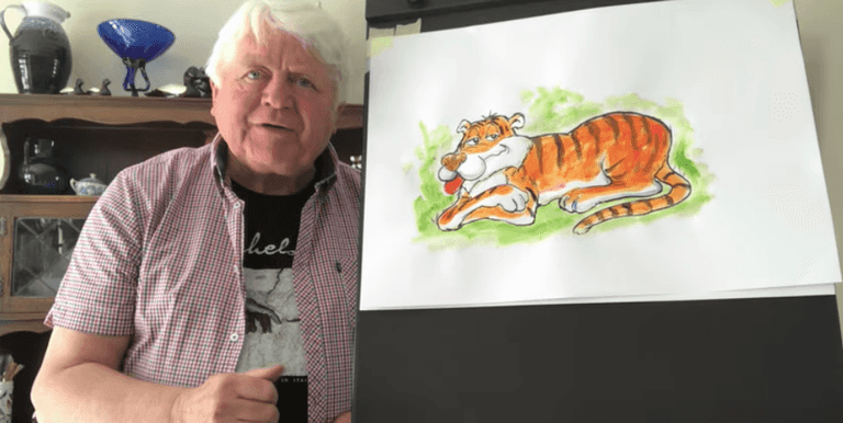 Don Conroy is hopping aboard the Tiger King bandwagon with his latest tutorial Don Conroy is hopping aboard the Tiger King bandwagon with his latest tutorial