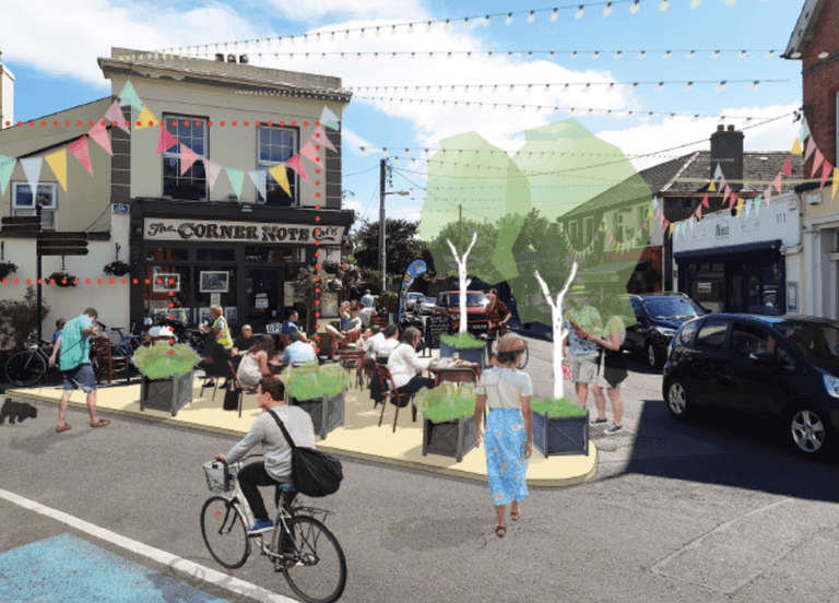Dalkey is the latest village to undergo pedestrianisation works Dalkey is the latest village to undergo pedestrianisation works