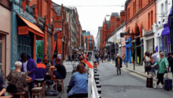 DCC has introduced measures to allow additional outdoor space for businesses DCC has introduced measures to allow additional outdoor space for businesses