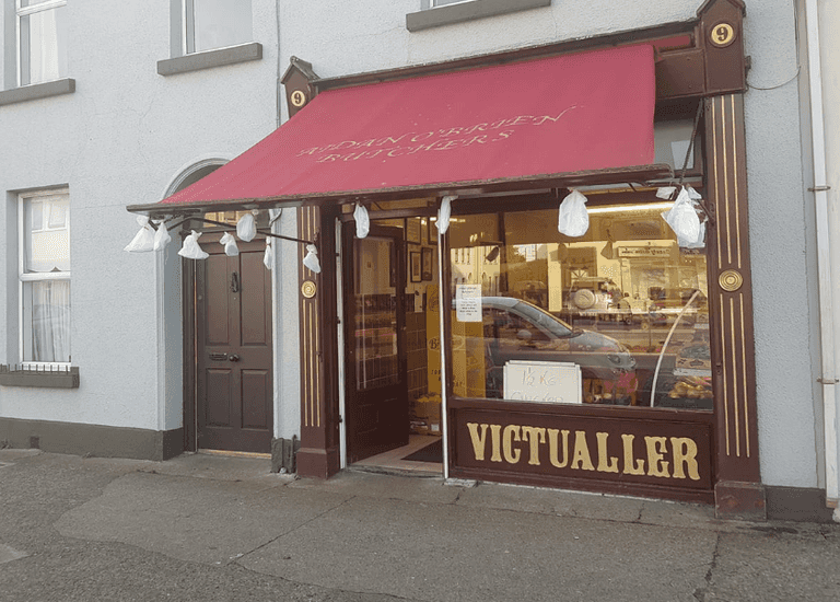 Dublin butcher shop has creative solution for customers who forget their masks Dublin butcher shop has creative solution for customers who forget their masks