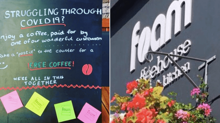 A wonderful ‘free coffee’ initiative has been set up at a Dublin café A wonderful ‘free coffee’ initiative has been set up at a Dublin café