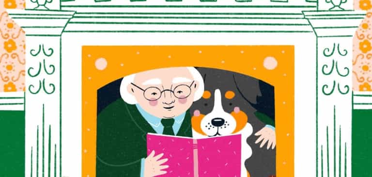 Bród and Michael D encouraging people to get stuck into a good book this month Bród and Michael D encouraging people to get stuck into a good book this month