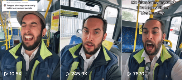 This Dublin Bus Driver is going viral for his gas TikToks! This Dublin Bus Driver is going viral for his gas TikToks!