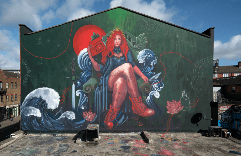 Meet the artist behind the brand new Grace O’Malley mural on Aungier Street Meet the artist behind the brand new Grace O’Malley mural on Aungier Street