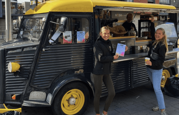 DASH café sets up semi-permanent home outside St. James hospital DASH café sets up semi-permanent home outside St. James hospital
