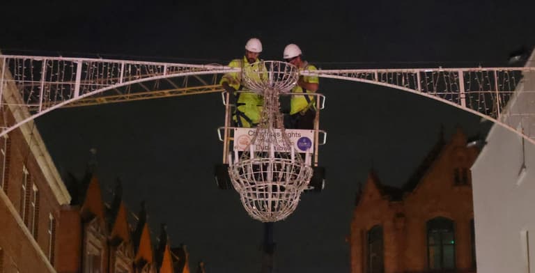 The first of Dublin’s Christmas Lights have gone up The first of Dublin’s Christmas Lights have gone up