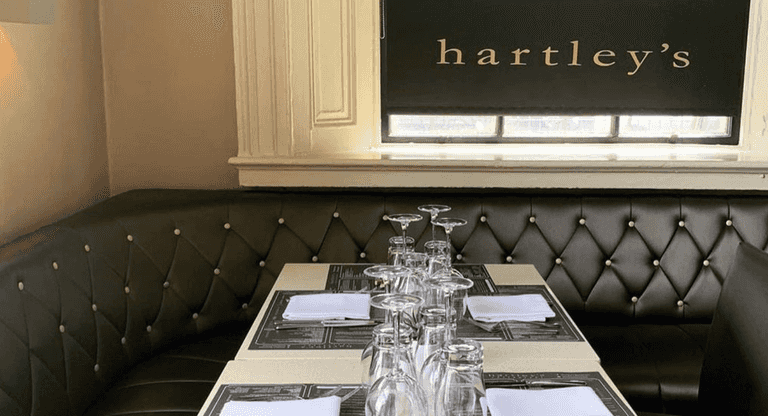 Hartley’s to reopen for indoor dining for the first time since devastating fire Hartley’s to reopen for indoor dining for the first time since devastating fire