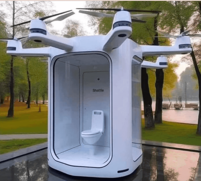 The AI bot has created a mobile drone toilet – could it be exactly what Dublin needs? The AI bot has created a mobile drone toilet – could it be exactly what Dublin needs?