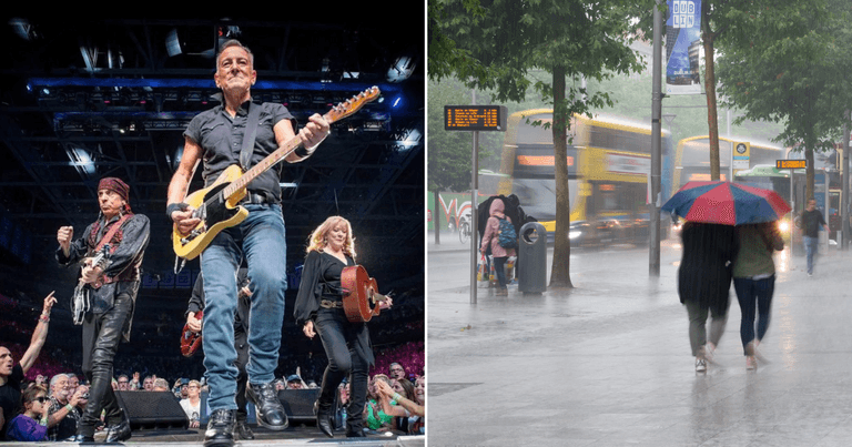 Weather warnings ahead of Bruce Springsteen outdoor RDS shows Weather warnings ahead of Bruce Springsteen outdoor RDS shows