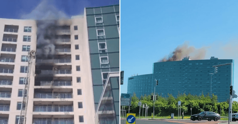 7 families left homeless after fire at Dublin apartment block 7 families left homeless after fire at Dublin apartment block