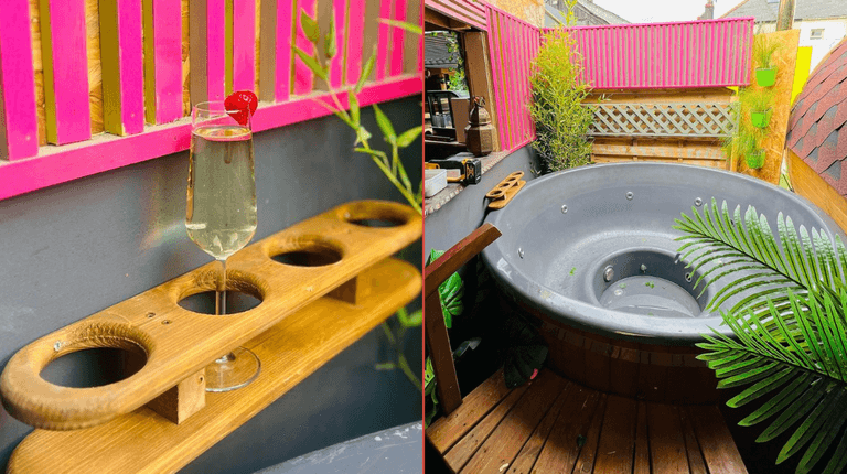 You can now enjoy a glass of wine in a hot tub in Sandycove You can now enjoy a glass of wine in a hot tub in Sandycove