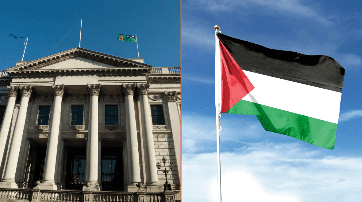 Palestinian flag to fly over Dublin city hall in act of solidarity