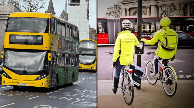 Dublin Bus drivers seek mandatory hi-vis clothing for cyclists and e-scooter users Dublin Bus drivers seek mandatory hi-vis clothing for cyclists and e-scooter users