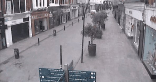 Council shares images of Dublin’s busiest streets looking completely deserted Council shares images of Dublin’s busiest streets looking completely deserted