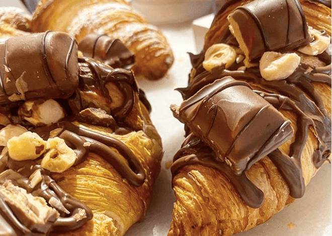 This Howth café is doing Nutella Kinder Bueno croissants today This Howth café is doing Nutella Kinder Bueno croissants today