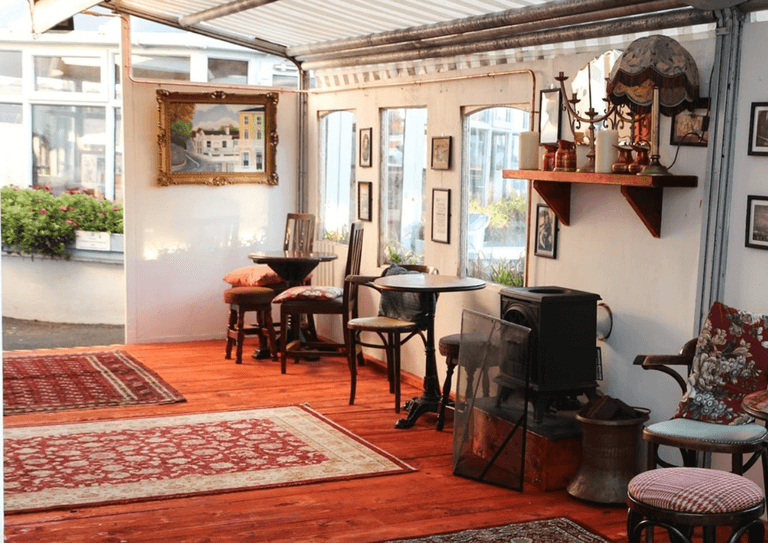 The Harbour Bar has created a slick new outdoor area The Harbour Bar has created a slick new outdoor area