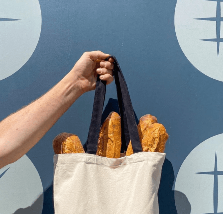 Popular bakery offering 50c off loaves of bread if you bring a reusable bread bag Popular bakery offering 50c off loaves of bread if you bring a reusable bread bag