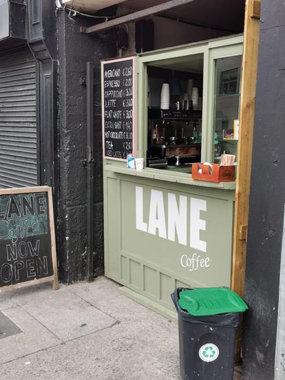 Is this the smallest coffee shop in Dublin? Is this the smallest coffee shop in Dublin?
