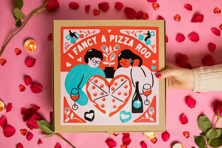 Forgot all about V Day? Send your love a pizza that doubles as a card Forgot all about V Day? Send your love a pizza that doubles as a card