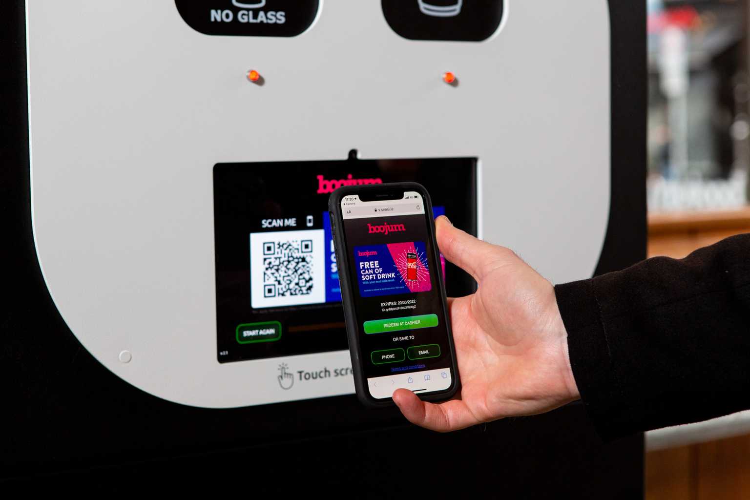 Boojum to reward customers for recycling with reverse vending machine