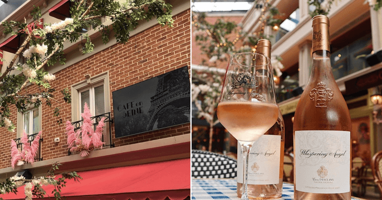 The Whispering Angel rosé garden returns to Café en Seine this year The Whispering Angel rosé garden returns to Café en Seine this year