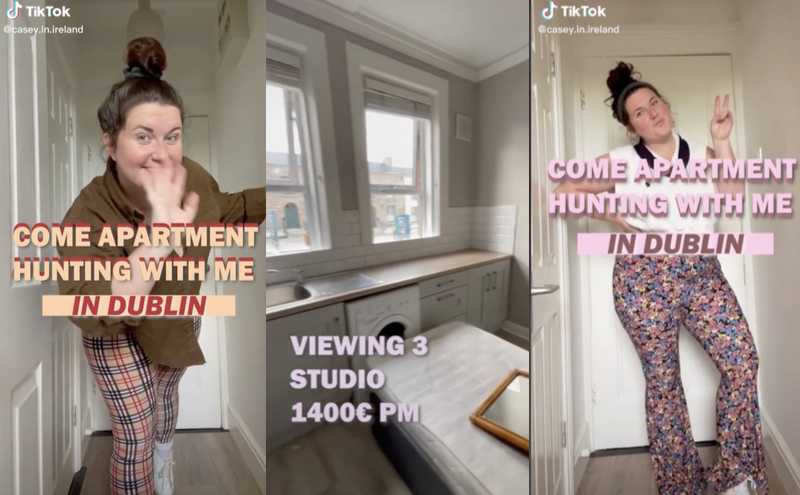 Apartment hunting TikTok vids highlight grim reality of renting in Dublin