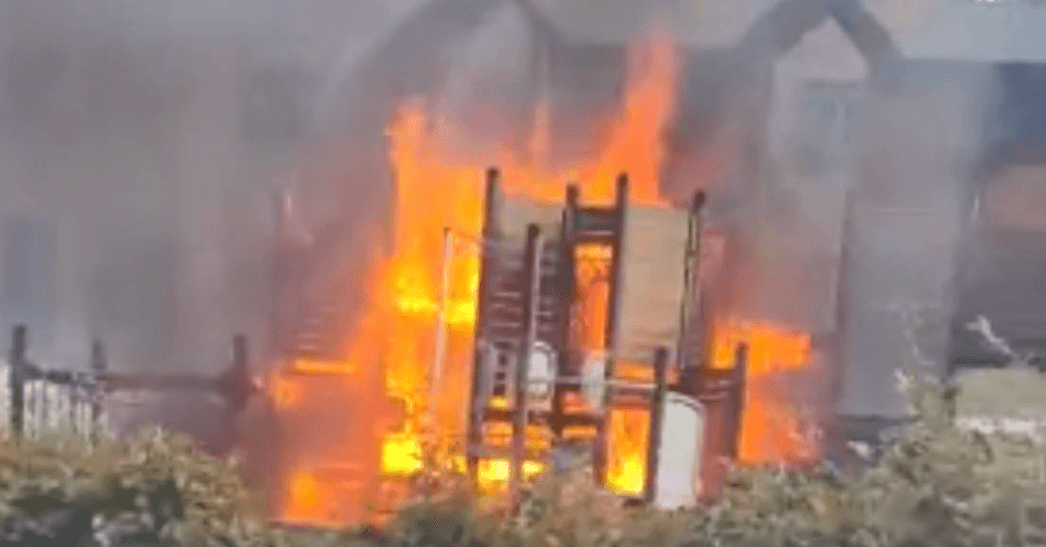 Firefighters respond to ‘senseless’ playground fire off Cork Street