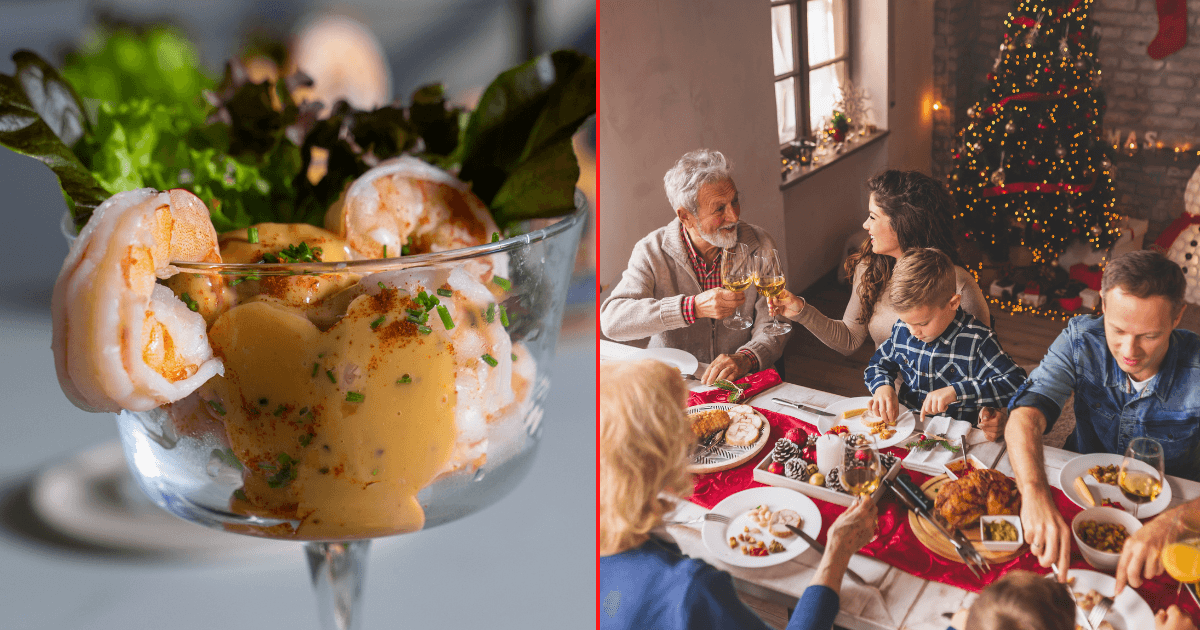 Impress your guests with this Deluxe Prawn Cocktail Christmas starter