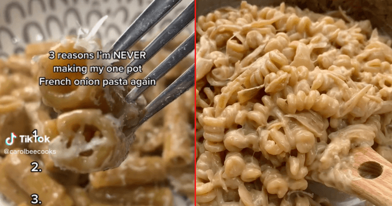 This TikTok viral French Onion pasta will have you eating nothing else This TikTok viral French Onion pasta will have you eating nothing else