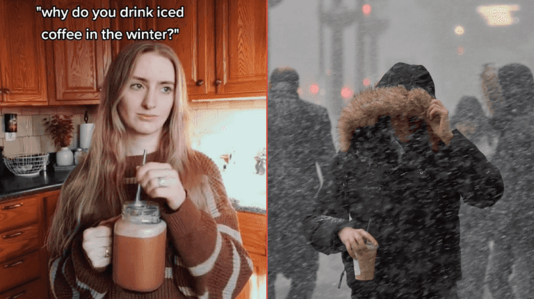 In the depths of winter, many of us are prepared to risk frostbite for an iced latte In the depths of winter, many of us are prepared to risk frostbite for an iced latte